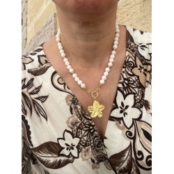 COLLAR NÁCAR FLOR